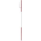 Batten post  20 x1400 mm | with 1 batten holder | painted red / white